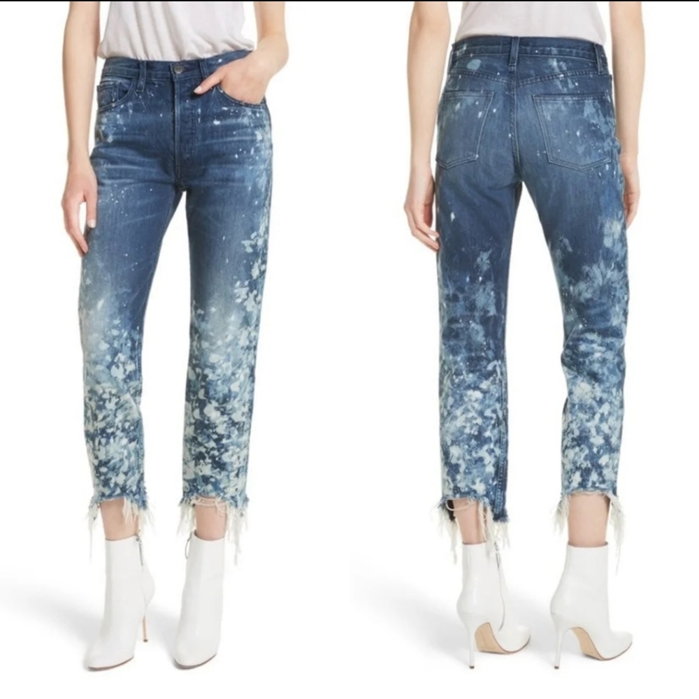 3x1 Higher Ground Bleached Ankle Jeans 25